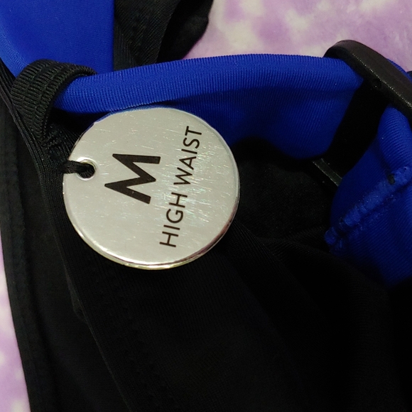 F21 High Waisted Cheeky Bikini Bottoms - Picture 5 of 6